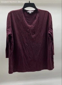 Women's PENDLETON Burgundy Top - Size 2X - Picture 1 of 5
