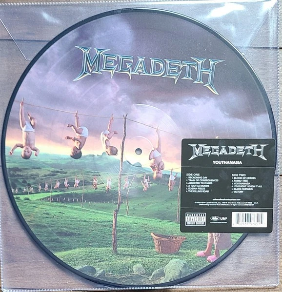 Megadeth - Youthanasia - 180 Gram Picture Disc Vinyl Record NEW - Image 1 of 1
