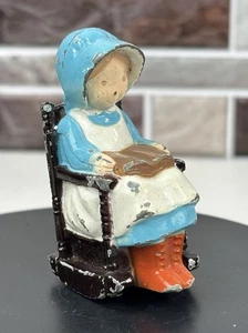Vanity Fair 1978 Lil' Stuff Holly Hobbie Rocking Chair Die-Cast Metal Figurine - Picture 1 of 8