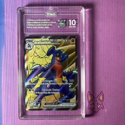 Scarlet & Violet Promo - TAG 10 - Cynthia's Garchomp ex 204 (US Seller) - Image 1 of 2