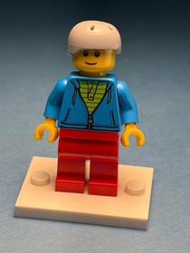 LEGO City Minifig cty0785 - City Bus Passenger - Light Scratches/No Cracks