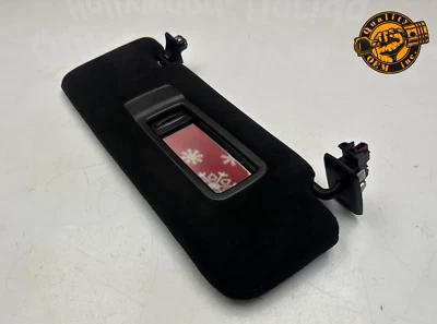 BMW X5 X7 XM 2019-2025 lado del pasajero delantero derecho parasol Alcantara negro OEM Foto 1 de 4