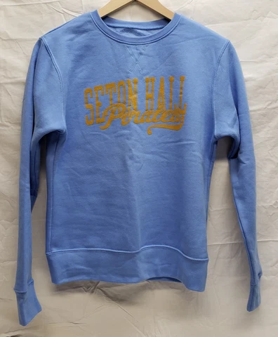 Seton Hall Pirates Blue Women's Crewneck Sweatshirt Size S Cover