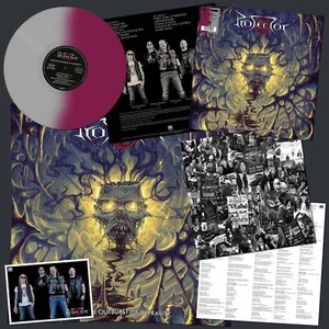 PROTECTOR - EXCESSIVE OUTBURST OF DEPRAVITY, PURPLE/SILVER vinyl LP, 300 COPIES! - Picture 1 of 2
