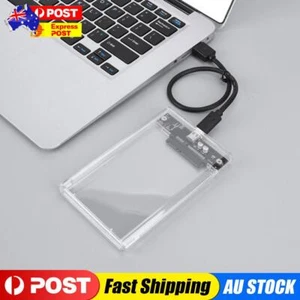 USB 3.1/Type C Hard Drive Enclosure for 2.5in SATA HDD SSD(w/ USB C to C Cable) - Picture 1 of 12
