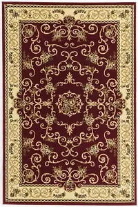 Rugs America New Vision 207-red Floral Elegant Design Area Rug - Picture 1 of 5