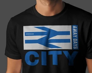CITY Away Days T-Shirt | Birmingham Zulus Blues Brew Crew | Unisex Organic - Picture 1 of 13