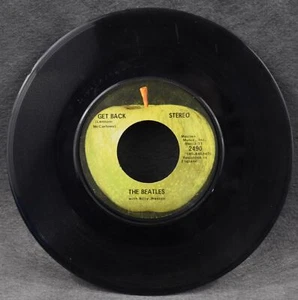 The Beatles 45 Vinyl "Get Back/Don't Let Me Down" Apple 2490 sehr guter Zustand - Bild 1 von 4