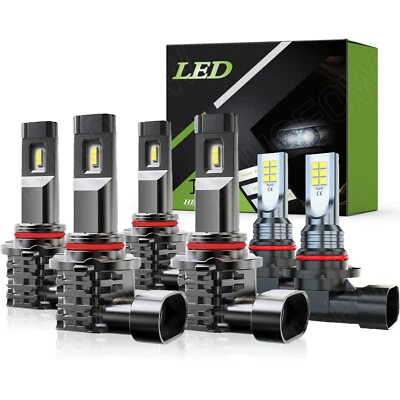 for Ford EXPEDITION 2003 2004 2005 2006 LED Headlights High/Low +Fog Lights Bulb - Image 1 of 4