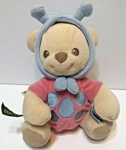 Fisher Price Nature Bearries Blue and Pink Lady Bug Bear Plush Rattle 2003 - Picture 1 of 6