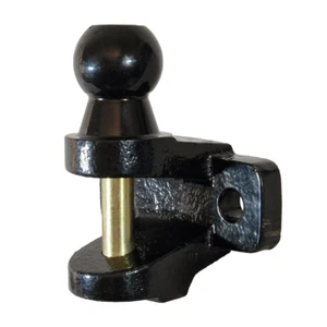 Dual Tow Ball Hitch Mount 50mm Ball & Pin Coupling Heavy Duty Towing 3000kg - Picture 1 of 6