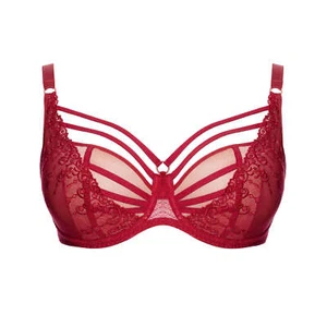 Ulla Dessous EXCLUSIVE LINE Bügel-BH unterlegt (Sunset - Rot) - Bild 1 von 10