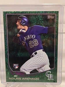 2013 Topps Update Nolan Arenado Emerald Rookie SP Rockies Cardinals RC #US259 - Picture 1 of 5