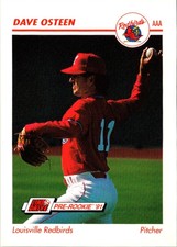 1991 Line Drive AAA Dave Osteen #242 Louisville Redbirds