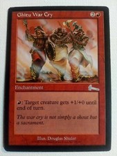 2001 MTG Dwarven Landslide Apocalypse Regular Common