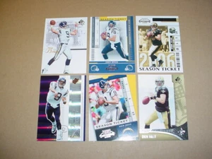6 DREW BREES, ALL SP AUTHENTIC, PLAYOFF CONTENDERS, SPX, NEW ORLEANS SAINTS HOF - Picture 1 of 5