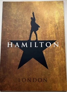 HAMILTON Large Souvenir Programme London Cast 9.25” X 13” Jamael Westman - Picture 1 of 7