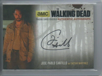 Jose Pablo Cantillo as Caesar Martinez Cryptozoic Walking Dead Season 4 Part 1 - Image 1 of 2