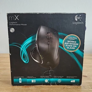 Logitech Performance MX M-R0007 Black Wireless Right-Hand Mouse, Used in Box - Picture 1 of 9