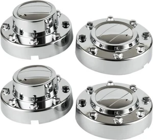 Fit For 2011-2018 Dodge Ram 3500 1-Ton Dually Alcoa Alloy Wheel Center Caps Set - Picture 1 of 11