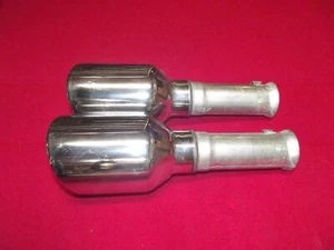 2019 2020 2021 2022 2023 Dodge Ram 1500 Mopar chrome exhaust Tips tail pipe OEM - Picture 1 of 3