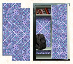 Deluxe Magnetic Locker Wallpaper Made in USA - Pack of 2 Rolls vg 023 - Picture 1 of 5