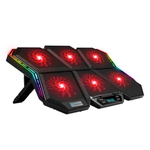 COOLCOLD K40 Laptop Cooler 6-fan Cooling Stand Mute Design with V3E3 - Picture 1 of 11