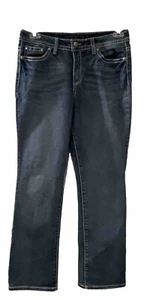 Code Bleu Women's Annette Modern Rise Bootcut Heavy Embellished Jeans Size 10/29 - Picture 1 of 10