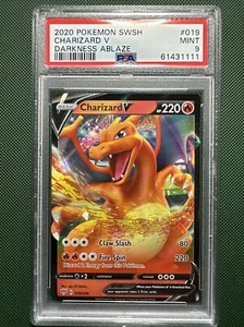 Charizard V 019/189 Swsh03: Darkness Ablaze Holo PSA 9 COMO NUEVO - Imagen 1 de 2