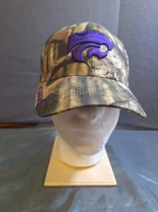 Kansas State Wildcats NCAA Realtree Mossy Woodland Camo Strap Back Hat Cap - Picture 1 of 5