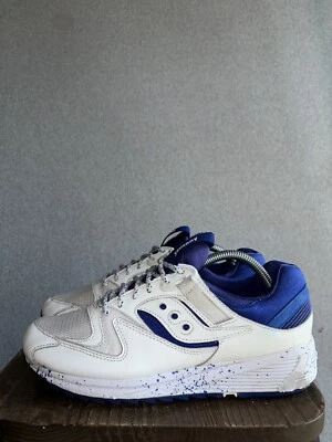 Zapatos Atléticos Saucony Grid 8500 Blanco Azul Marino Pintura Salpicaduras Talla 8.5 S70376-1 Foto 1 de 4
