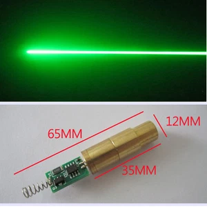 Módulo de diodo láser verde de alta calidad 100 mW hágalo usted mismo 532 nm / haz verde / laboratorio con controlador - Imagen 1 de 6