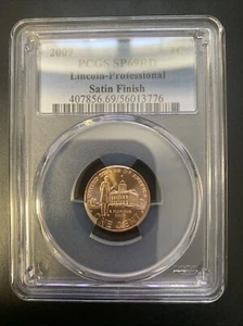 2009 P Lincoln Presidency 1c Cent PCGS SP69RD Satin Finish - Picture 1 of 2