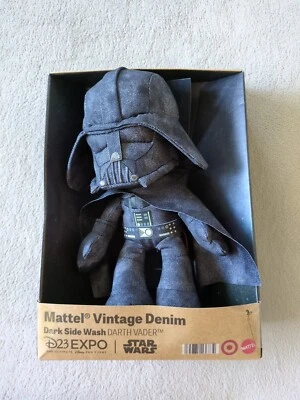 Peluche Darth Vader D23 Exclusivo Mattel Vintage Denim Star Wars Dark Side Wash  Foto 1 de 4
