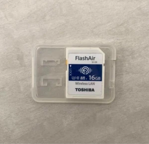 Toshiba FlashAir W-04 16GB SDHC Memory Card Class10 UHS-I Wireless LAN Used - Picture 1 of 4
