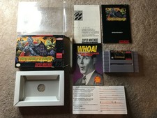 Super Ghouls n' Ghosts (Super Nintendo SNES) Complete CIB w/ Card