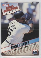 1995 Kraft Singles Superstars Food Issue Cecil Fielder #3
