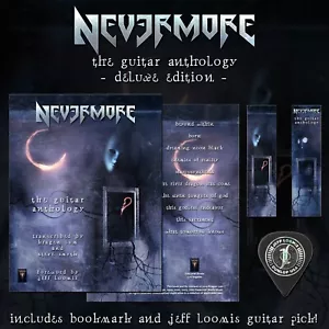 Nevermore ""The Guitar Anthology"" Deluxe Edition scheda ufficiale con segnalibro + scelta! - Foto 1 di 5