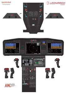 Póster de cabina Agusta Westland AW169 24 pulgadas x 36 pulgadas - Imagen 1 de 7