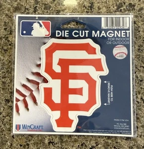 Wincraft San Francisco Giants MLB Orange SF Logo Magnet Baseball Made USA NEU - Bild 1 von 9