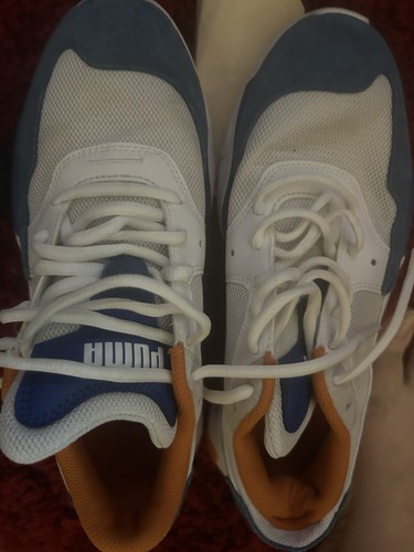 PUMA Twitch Runner Scarpe da Ginnastica Uomo Taglia UK 7.5 Bianco