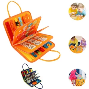 Kid Felt Learning Board Portable Toddler Felt Busy Board with Handle for paxLa - Picture 1 of 22