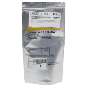 Ricoh Developer D0899680 Amarillo para Ricoh Aficio MP C-5501 Nueva bolsa sellada - Imagen 1 de 2