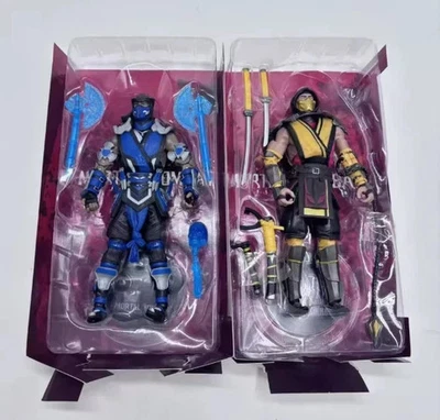 Mortal Kombat Spawn Sub Zero & Scorpion 7" Articulated Action Figure Toys Gifts - Image 1 of 4