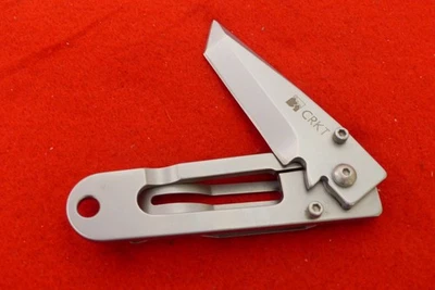 Columbia River CRKT 3.5" Closed Halligan 5500 K.I.S.S. Tanto Linerlock Knife - Image 1 of 4