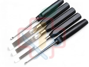 Periosteal Elevators Bone Chisel & Bone Curettes 5 Pcs Set High Quality - Picture 1 of 3