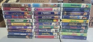 30 - Used Disney VHS Tapes Clamshell Masterpiece Collection Home Video - Pixar  - Picture 1 of 23