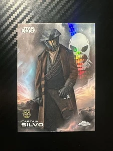 2025 Topps Star Wars Chrome #21 Captain Silvo iper rifrattore  - Foto 1 di 2