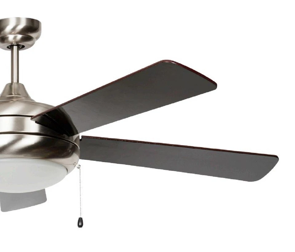 Concord Fans 52" Span Saturn Reversible Fan Blades Only, Black / Rosewood Gloss - Image 1 of 2