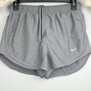 Nike Dri Fit Brief Lined Running Shorts Women’s Size S Gray Gym - Picture 1 of 7